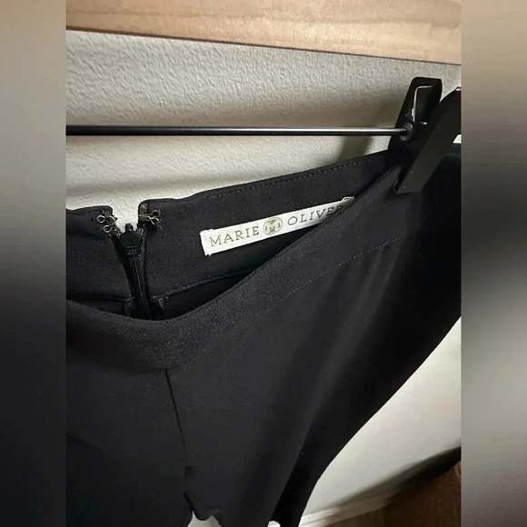 Marie Oliver Slim Tailored Black Dress Pants Women’s 10 Workwear Career Winter - Picture 5 of 11